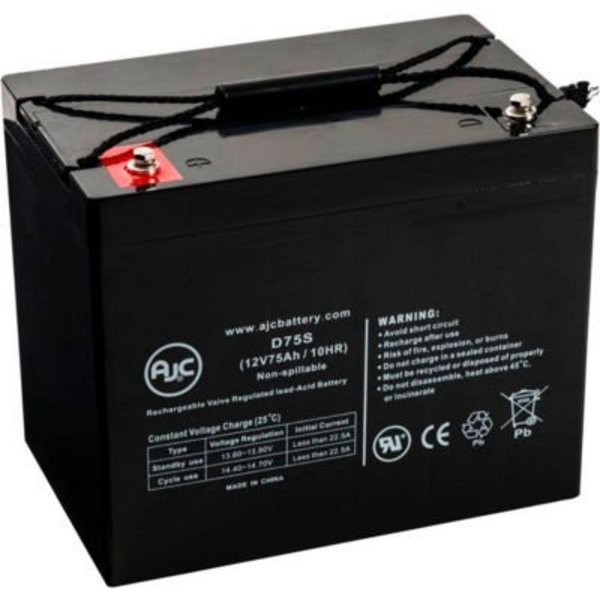 Battery Clerk AJC¬Æ Permobil C400 12V 75Ah Wheelchair Battery PERMOBIL-C400